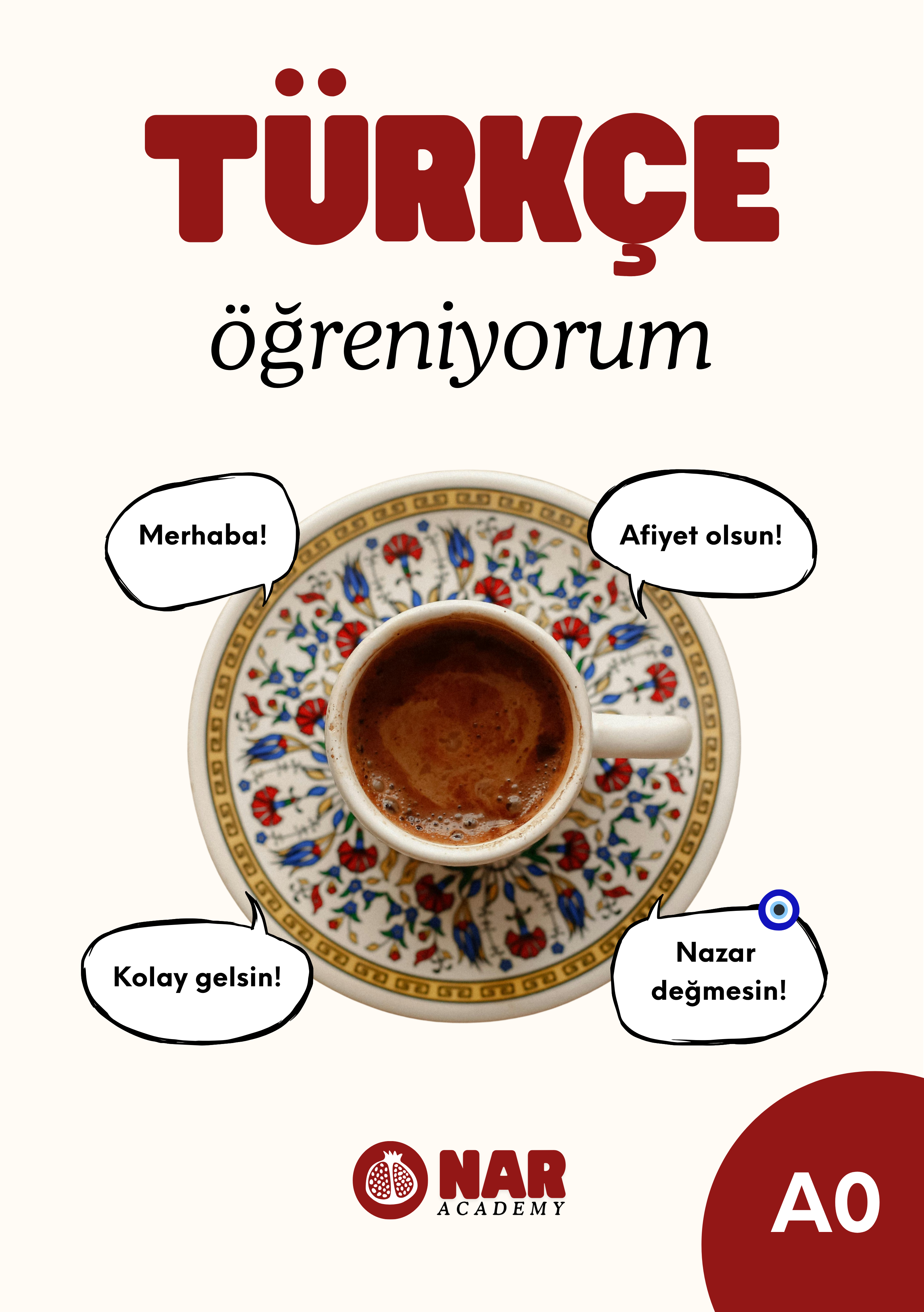 Türkçe Öğreniyorum - A0 Turkish Course Booklet